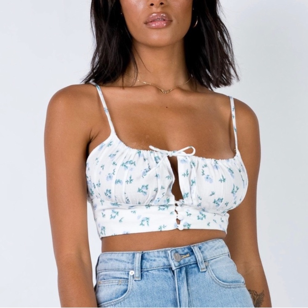 Princess Polly Floral Crop Top